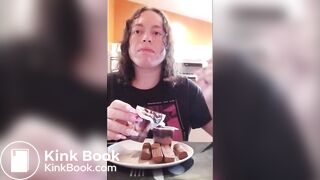 Eating w/mouth open then shitting