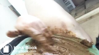 BBW Panty Poop and Dildo Fuck