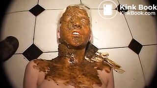Scat_Face 19 | Young slut eat and gets face shit