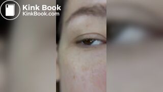 Extreme closeup shit and discharge