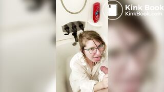 nerdy girl's first time being a piss whore