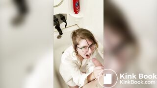 nerdy girl's first time being a piss whore