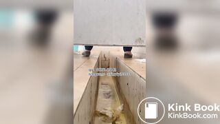 Beautiful girl poops in the toilet 20