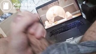 Me wanking and talking dirty to naughty scat porn