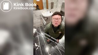 Beautiful girl poops in the toilet 24