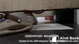 Beautiful girl poops in the toilet 25