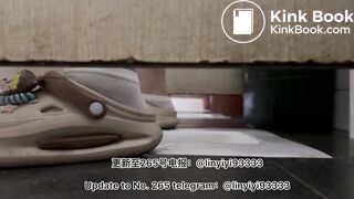 Beautiful girl poops in the toilet 25