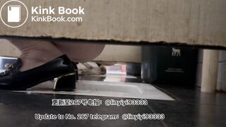 Beautiful girl poops in the toilet 29