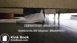 Beautiful girl poops in the toilet 30