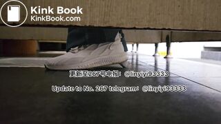 Beautiful girl poops in the toilet 30