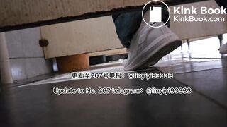 Beautiful girl poops in the toilet 30