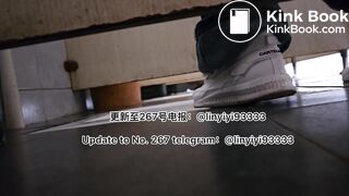 Beautiful girl poops in the toilet 30