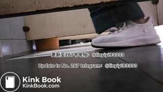 Beautiful girl poops in the toilet 30