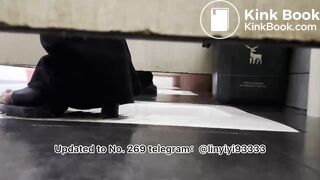 Beautiful girl poops in the toilet 31