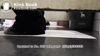 Beautiful girl poops in the toilet 31