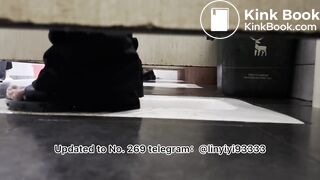 Beautiful girl poops in the toilet 31