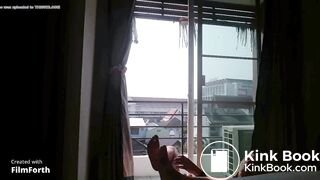 OMG !! this tourist naked jerk off bangkok balcony banlamphu