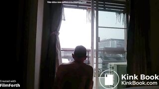 OMG !! this tourist naked jerk off bangkok balcony banlamphu