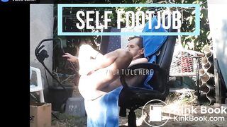 self footjob