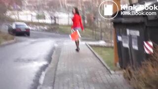 PSG - Dany public pantyhose poop #1