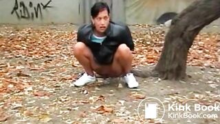 PSG - Dany public pantyhose poop #2