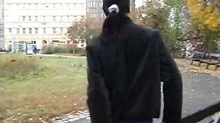 PSG - Dany public pantyhose poop #2