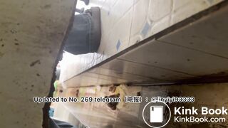 Beautiful girl poops in the toilet 33