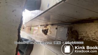 Beautiful girl poops in the toilet 33