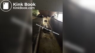 Beautiful girl poops in the toilet 38