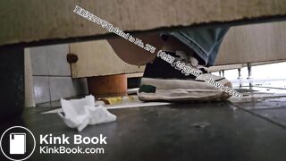 Beautiful girl poops in the toilet 42