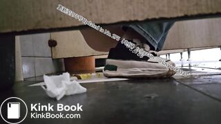 Beautiful girl poops in the toilet 42