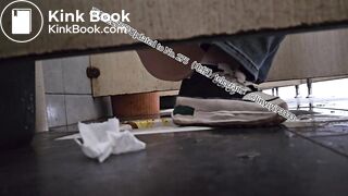 Beautiful girl poops in the toilet 42