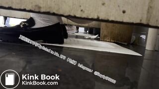 Beautiful girl poops in the toilet 43