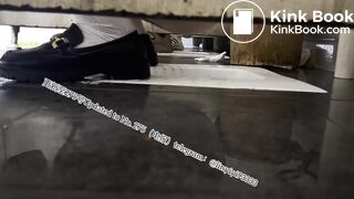 Beautiful girl poops in the toilet 43