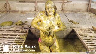 Brooke Maddison Clumsy In Cow Dung