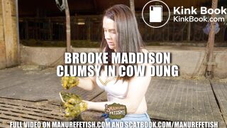 Brooke Maddison Clumsy In Cow Dung