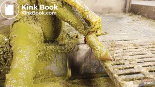 Brooke Maddison Clumsy In Cow Dung