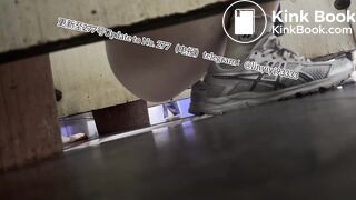 Beautiful girl poops in the toilet 44