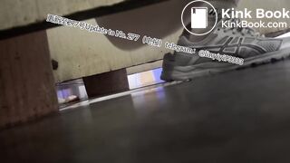 Beautiful girl poops in the toilet 44