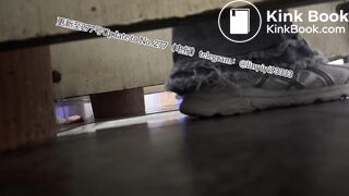 Beautiful girl poops in the toilet 44