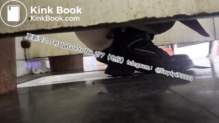 Beautiful girl poops in the toilet 45