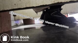 Beautiful girl poops in the toilet 45