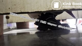 Beautiful girl poops in the toilet 45