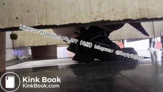 Beautiful girl poops in the toilet 45