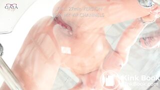 MILF's Extreme Pissing Sex and Anal Creampie on Glass Chair