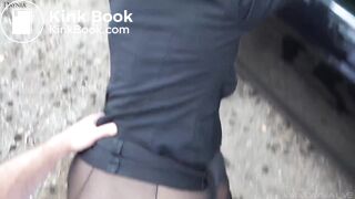 My young trainee fucks me after work! Public MILF Sex | DAYNIA