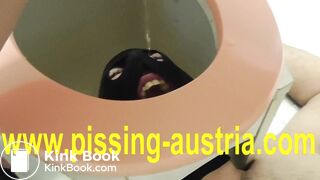 japanese mistress pee on toilet slave