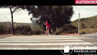 DOE PROJECTS - Alexa Tomas Takes A Piss In Public Before Sucking Cock - LETSDOEIT