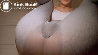 Wet leggings, SQUIRTING ORGASM