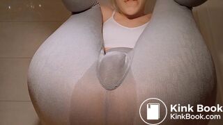 Wet leggings, SQUIRTING ORGASM